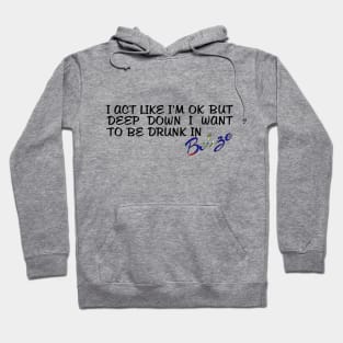 I WANT TO BE DRUNK IN BELIZE - FETERS AND LIMERS – CARIBBEAN EVENT DJ GEAR Hoodie